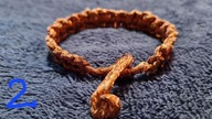 Bransoletka miedziana paracord kto miedź nosi o zdrowie się nie prosi 34