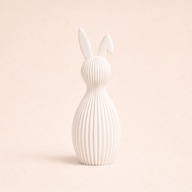 Zajączek wielkanocny z klapniętym uszkiem figurka dekoracyjna 21.5 cm