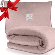 PODUSZKA PODRÓŻNA TURYSTYCZNA KOMPAKTOWY KOC 2w1 DO SAMOLOTU 160x100cm