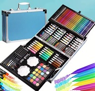 Zestaw Artystyczny do Malowania dla Dzieci Kredki Farby Pastele
