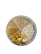 Hobby flora koraliki złote zestaw DIY