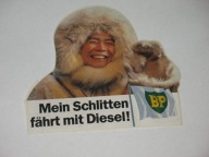 BP Moje sanki są napędzane olejem napędowym naklejka