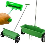 SIEWNIK RĘCZNY DO TRAWY NAWOZU NASION WARZYW OGRODOWY NA KÓŁKACH REGULOWANY