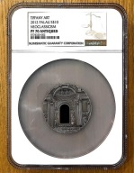 Tiffany Art 2012 Neoclassicism Palau 2 oz srebro NGC PF70 witraż Tiffany