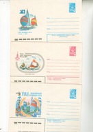 ZSSR-Żeglarstwo koperty ilustrowane