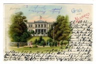 MIĘDZYZDROJE - LITOGRAFIA, KURHAUS, 1900