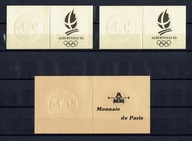 Francja - 3 x certyfikaty do monet