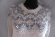 F&F SWETER ZDOBIONY ROZM XL