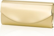 Boohoo torebka kopertówka poliuretan złoty