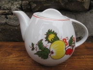 Śliczny PORCELANOWY Czajniczek do Herbaty_LUBIANA PRL