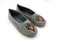 BAMBOSZE GÓRALSKIE DAMSKIE CIEPŁE KAPCIE FILCOWE DOMOWE 38