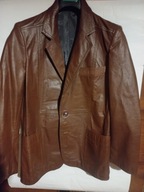 Kurtka skórzana 40 marynarka koniakowa skóra naturalna jak nowa