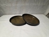 Szalki mosiężne do wagi szalkowej 5kg Carska Rosja Bracia Halber 20cm