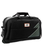 Duża torba podróżna na kółkach CZARNA pojemna i wytrzymała XL 90L