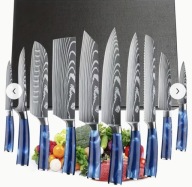 Bardzo ostre Noże japońskie stal wysokowęglowa nóż szefa kuchni 10 szt.