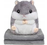 Chomik koc Przytulanka Przytulanka kocyk Zestaw 3w1Maskotka