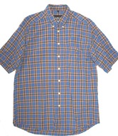 McNEAL_Cudna KOSZULA_chabrowa klasyczna kratka 100% bawełna JEDYNA_L