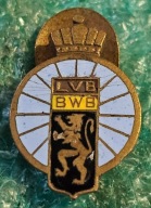 ODZNAKA LVB BWB - BELGIJSKI ZWIĄZEK KOLARSTWA - STARA ODZNAKA NA KOPYTO