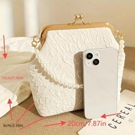 ELEGANCKA TOREBKA TOREBECZKA MAŁA VINTAGE GŁADKA WIECZOROWA MODNA RETRO