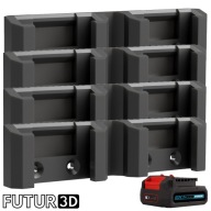 Uchwyt podwójny na akumulator Erbauer 12V EXT DualVolt z blokadą