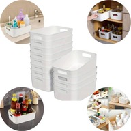 POJEMNIKI DO PRECHOWYWANIA ORGANIZER KOSZYK PUDEŁKO DO KUCHNI ŁAZIENKI 10X