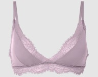 esmara Biustonosz braletka damska fioletowy liliowy z koronką M 40/42