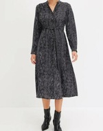 Okazja !_NOWA 199zł luksusowa KLASYCZNA sukienka PANTERA z paskiem r.44/46