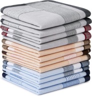 Chusteczki poszetki do nosa - zestaw poszetka bawełna wielokolorowy