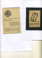 Reklama Prasowa z lat 30 uw- PIASTÓW 2 x
