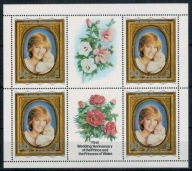 Korea Północna 1982 Znaczki Ark 2274A ** Anglia księżna Diana książę Karol