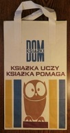 Duża torba papierowa Dom Książki (sowa)