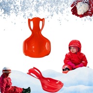 CZERWONE PLASTIKOWE SANKI, ŚLIZG, COMFORT LINE XL | RADOŚĆ ZIMOWEJ ZABAWY