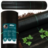 AGROTKANINA ŚCIÓŁKUJĄCA (przeciw chwastom) czarny 2m x 50m 90 g/m²