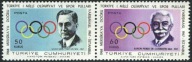 Turcja 1967 Znaczki 2061-2 ** sport igrzyska olimpijskie Olimpiada