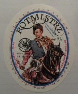 ETYKIETA PIWO ROTMISTRZ BROWAR GRUDZIĄDZ ROZLEWNIA KORONA BARBARA ALEXIEW