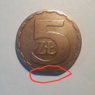 5 ZŁ. 1981 rok, bardzo rzadka, destrukt.