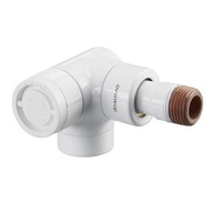 Zawór termostatyczny E, kolanowo-kątowy lewy biały Oventrop 1163462