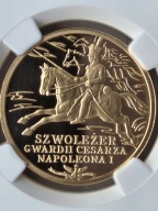 200 zł - Historia jazdy polskiej – Szwoleżer Cesarza Napoleona I - NGC PF69