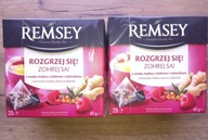 2x herbata REMSEY malina z imbirem i rokitnikiem