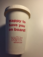 Wizzair kubek samolot linia lotnicza WIZZ