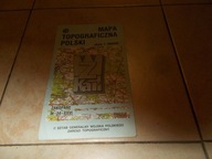 Zakopane Wojskowa mapa topograficzna Banska bystrzyca Liptovsky Mikulas