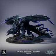 Adult Shadow Dragon - Silver Crusade - figurka RPG DnD D&D - druk 3D 14K