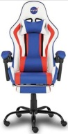 Fotel gamingowy, biurowy NASA DI013-WBR