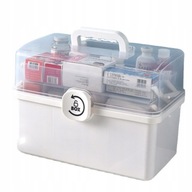 POJEMNIK APTECZKA ROZKŁADANA PRZENOŚNA ORGANIZER NA LEKI LEKARSTWA