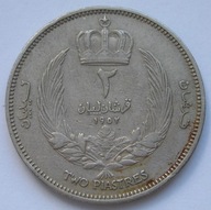 Libia 2 piastry 1952 - król Idriss