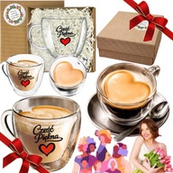 PREZENT NA DZIEŃ KOBIET UPOMINEK KUBEK SZKLANKA TERMICZNA DLA ŻONY KOBIETY