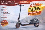 Pojazd Elektryczny 750 W, 40 km zasięgu, składany z kaskiem