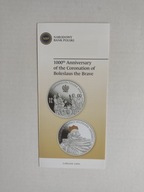 Folder NBP 2025 Tysiąclecie koronacji Bolesława Chrobrego j.angielski