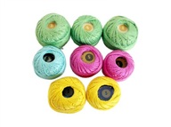Zestaw kordonków 5 Ariadna, kolorowe kordonki, kordonek mix kolorów