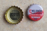 Żywiec - kapsel z piwa WARKA wygrany (szalik) 2021